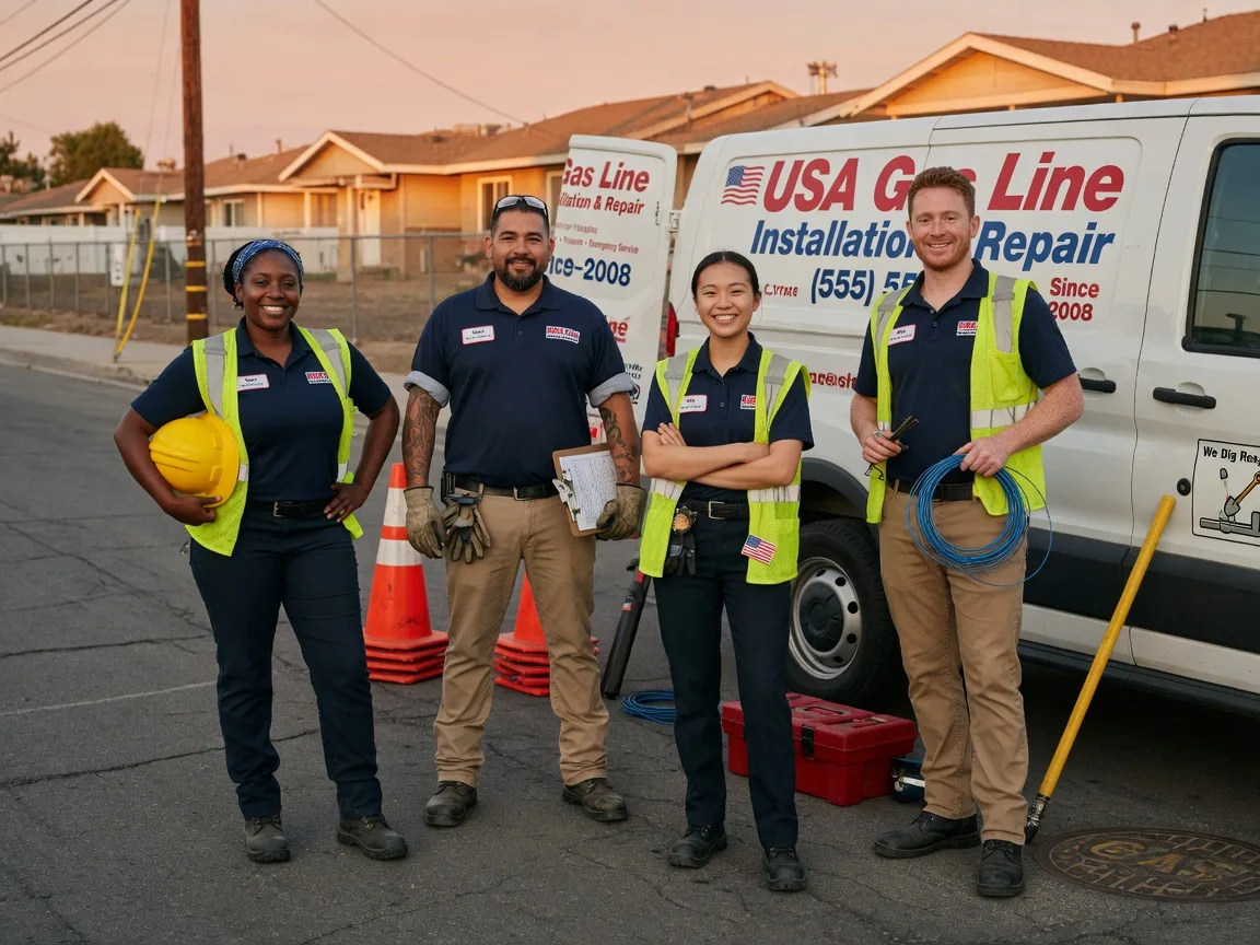 Gas Line Installation company in Thomasville, PA